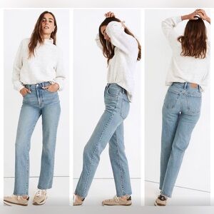 Madewell Perfect Vintage Straight Leg Jean - Hoye Wash - size 26P